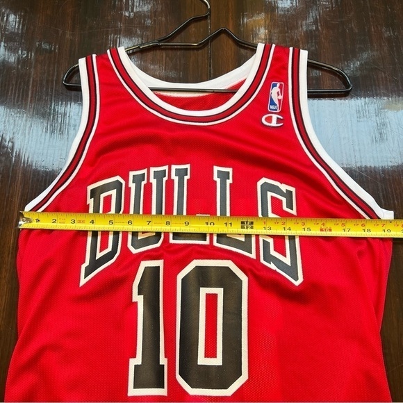 Chicago Bulls BJ Armstrong Champion Vintage 90s Jersey Men’s size 44 - Picture 10 of 12